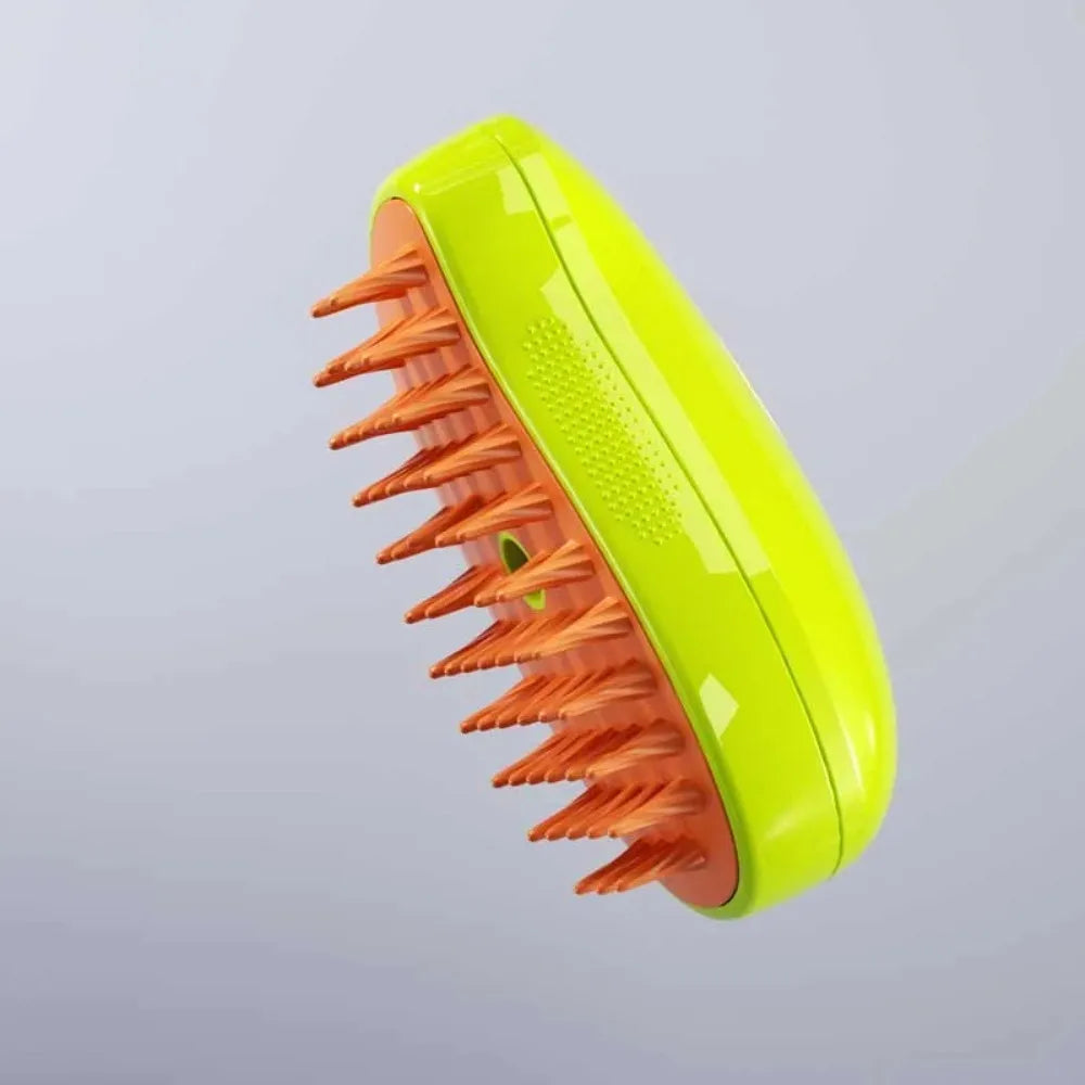 3-In-1 Steam Dog Cat Grooming Brush, Electric