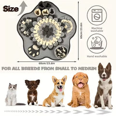 [Interactive Snuffle Mat] Durable Polyester Km-P