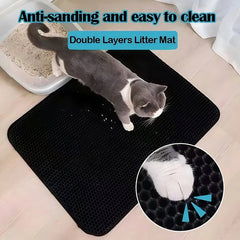 Eva Cat Litter Matdouble Layer Waterproof Mat