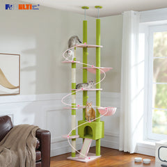 Cactus Cat Tree Floor To Ceiling Tower
