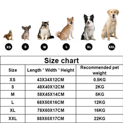 Bed For Dog Cat Pet Square Plush