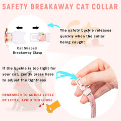 Airtag Cat Collar, Kitten Breakaway With Silicone