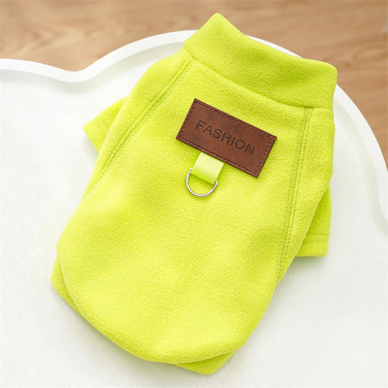 Warm Pet Dog Hoodies Coat Winter Fleece