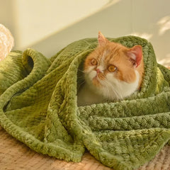 70X100Cm Ultra-Soft Fluffy Pet Blanket, Ideal