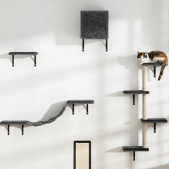 Pcs Wall Mounted Cat Climber Set Floating