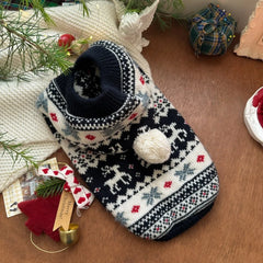Christmas Hooded Sweater Autumn Winter Cat Dog