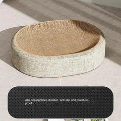 Oval Shape Scratch Pad For Cats Sisal