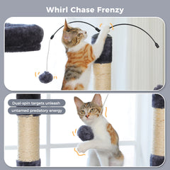 Multi-Level Cat Tree Tower With Sisal Scratching