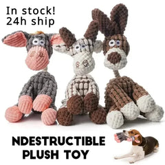 Squeaky Puppy Toys Plush Chew For Teething