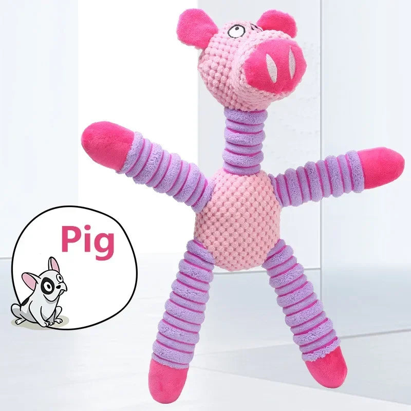 Indestructible Large Dog Sound Squeaky Toys Animals