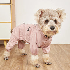 Waterproof Dog Raincoat Reflective Hooded Jacket Pet