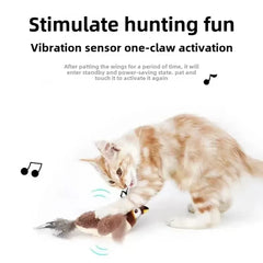 Interactive Cat Toys Electric Pat Bird