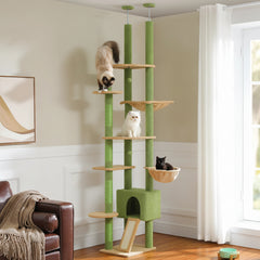 Cactus Cat Tree Floor To Ceiling Tower