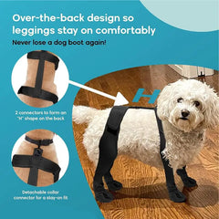 Dog Suspender Boots Waterproof Paw Protectors Soft