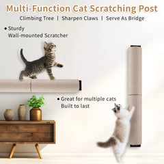 Cat Scratching Post Wall Mounted, 24 Inch