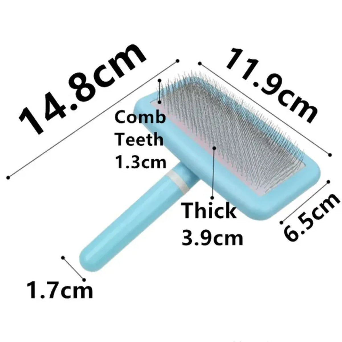 2Pcs Dog Brush Pet Hair Remover Massage