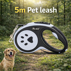 16Ft Automatic Retractable Pet Leash, Durable Nylon
