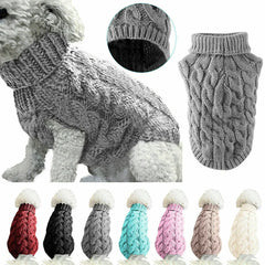 Comfortable Knitted Cat And Dog Sweater Soft