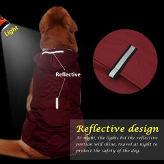 Sizes Dog Raincoat Small Medium Large Waterproof