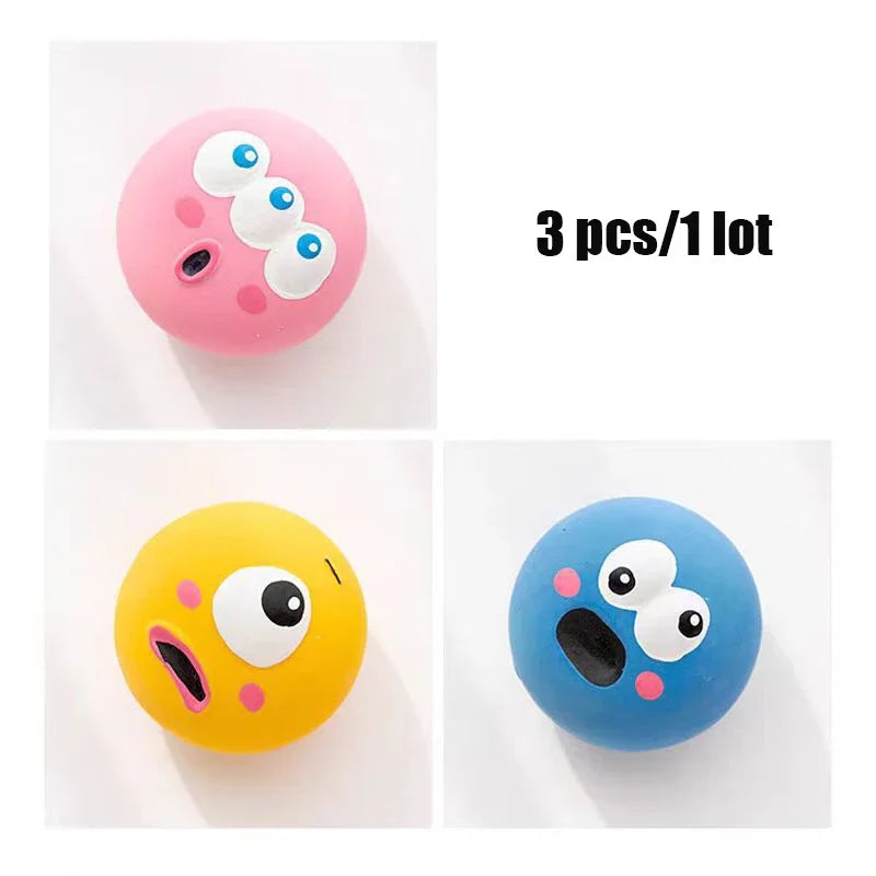 Pet Squeaky Toys Ball Dog Chewing Rubber