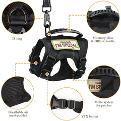 Tactical Cat Harness With Leash Set Puppy
