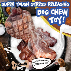 2-Pack Tough Nylon Dog Chew Toys: Indestructible