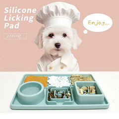Dog Licking Pad Slow Feeding Bowl Food