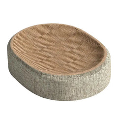 Oval Shape Scratch Pad For Cats Sisal