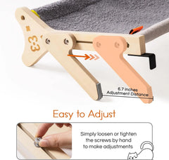 Mewoofun Cat Window Perch Hammock Seat