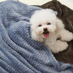 70X100Cm Ultra-Soft Fluffy Pet Blanket, Ideal