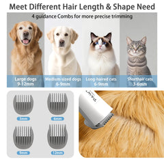 In Dog Cat Pet Grooming Vacuum Brush