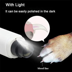 New Electric Dog Nail Clippers Rechargeable USB