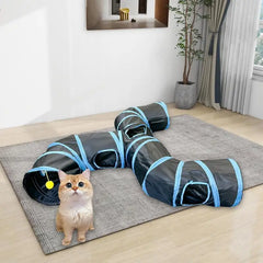 Cat Toy Tunnel Indoor Hide Interactive Play