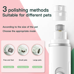 Electric Dog Nail Grinder With Polisher Wheel