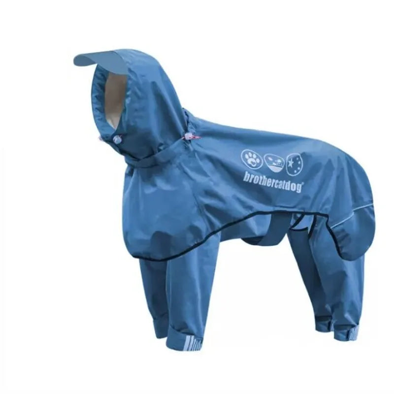 High-Quality Dog Pet Raincoat Snowsuit Waterproof Windproof