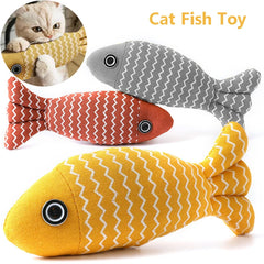 Cat Toys Fish Interactive Chew Simulation Pillow