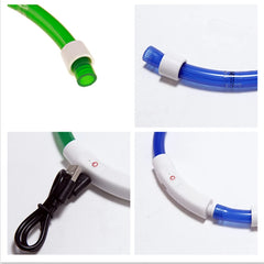 LED Dog Collar USB Rechargeable Glowing Night