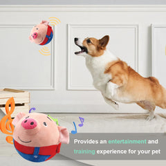 Plush Automatic Bouncing Toys Bite Resistant Funny