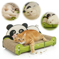 Bear Cat Couch Scratcher Cardboard Scratch Lounge