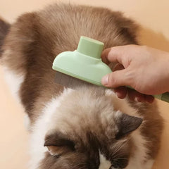 Pet One Button Self Cleaning Grooming Gloves