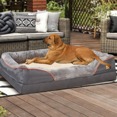 Jumbo Large Orthopedic Dog Bed Memory Foam