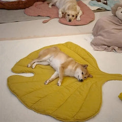 Dog Cooling Leaf Mat Summer Pad