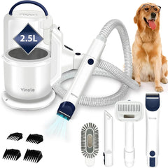 Yinole P50 Dog Grooming Vacuum, With Clippers,Deshedding