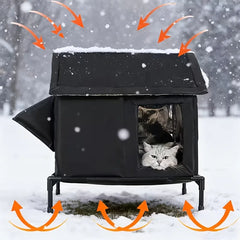 Winter Warm Cat Nest Outdoor Shelter Insulated
