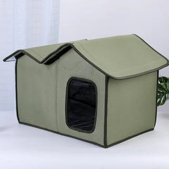 Cat Outdoor House Large Insulated Shelter Waterproof
