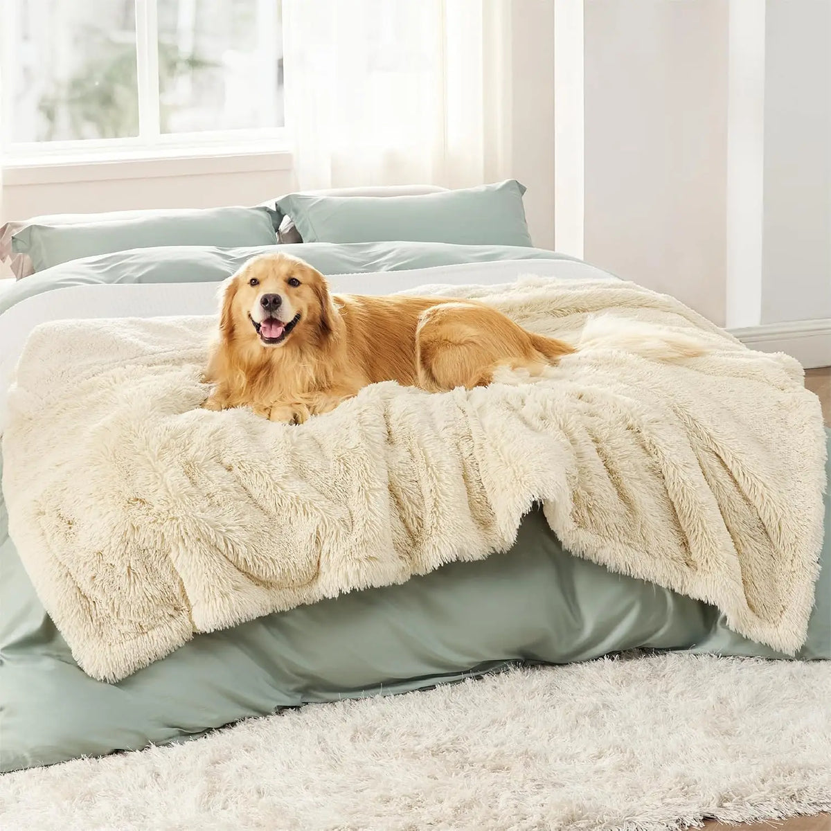 Waterproof Pet Blanket For Large Dogs, Reversible