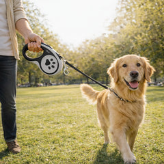 16Ft Automatic Retractable Pet Leash, Durable Nylon