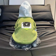 Dog Winter Hooded Sweatshirt Warm Puppy Coat