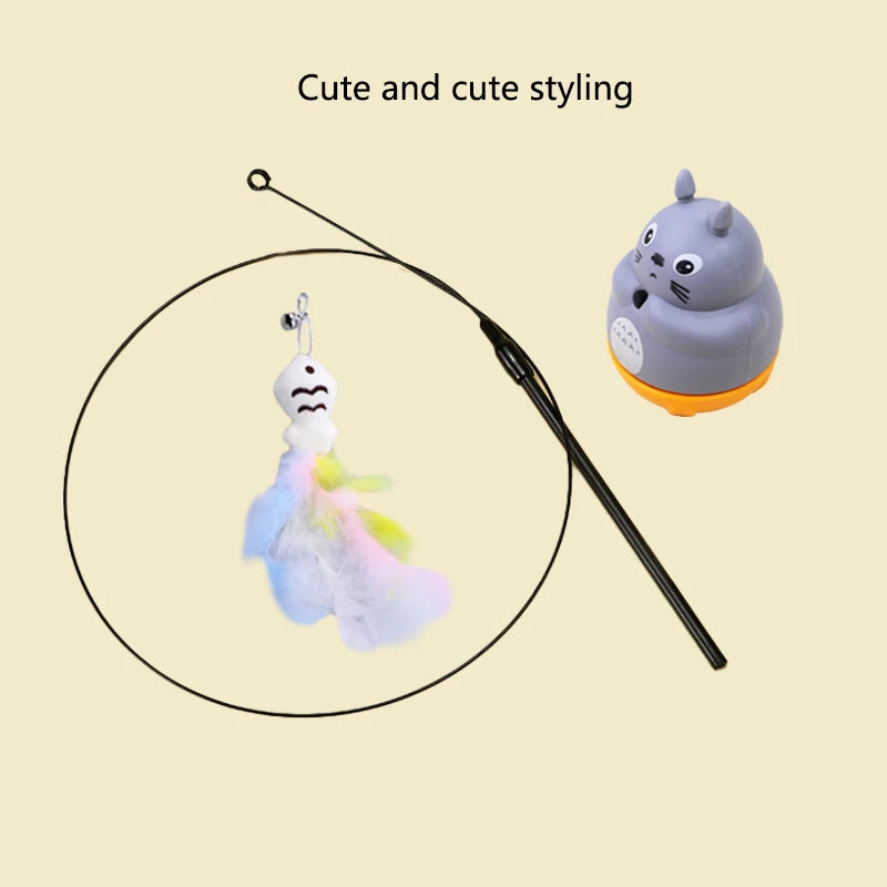 Chinchilla Cat Funny Stick Steel Wire Long