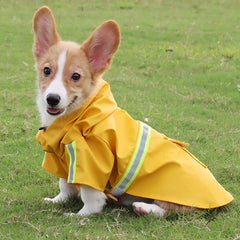 Large Dog Raincoat Cloak Style Puppy Waterproof
